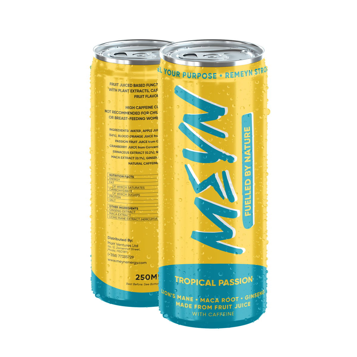MEYN Tropical Passion 24-pack | 250ml Functionele Energiedrank